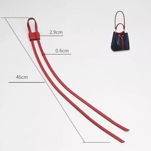 Leather Straps Drawstring Replacement For NEONOE Monogram Bag Handbag LV